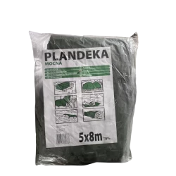 Plandeka 5m x 8m zielona (gr.120)